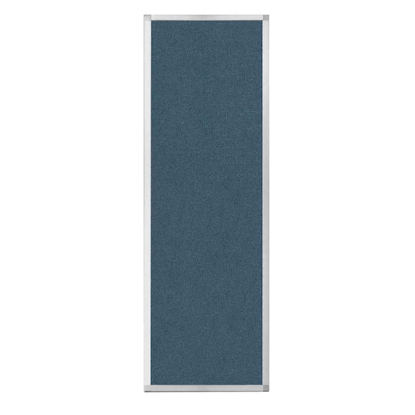 Hush Panel Configurable Cubicle Partition 2' x 6' Caribbean Fabric